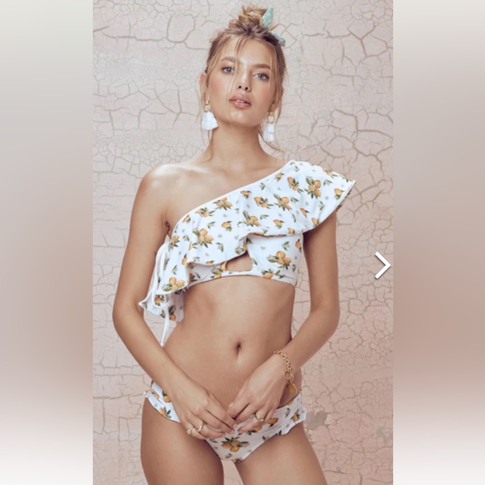 For Love and Lemons Tropicana bikini three-piece set